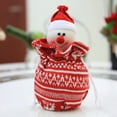 thumbnail image 4 of Bolsa de regalo decorativa de Navidad creativa bolsa de manzana tejida para niños bolsa de galletas de caramelo bolsa de regalo de Navidad, 4 of 5