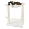 thumbnail image 3 of PETMAKER Cat Hammock with Scratching Posts for Indoor Cats (White), 3 of 7