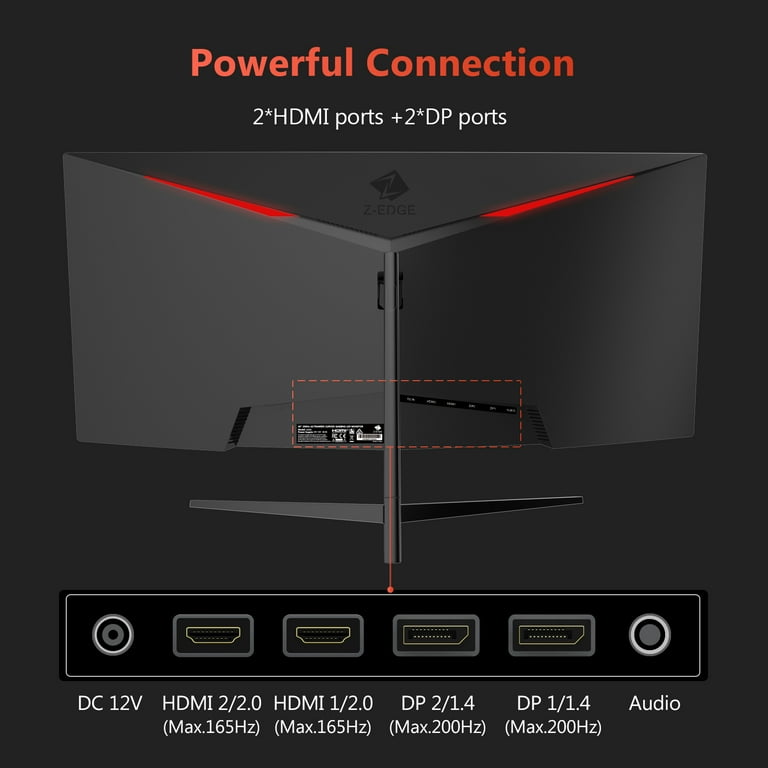 Z-EDGE UG30 30-Inch Curved Gaming Monitor 200Hz 1ms 21:9 Z-EDGE UG30 30-Inch Curved Gaming Monitor 200Hz 1ms 21:9