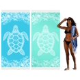 thumbnail image 1 of Toalla de Playa Widdonen de Algodón Absorbente y de Secado Rápido 90x200 cm, Paquete de 2, 1 of 8