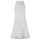 thumbnail image 3 of Falda larga retro con volantes y corte en forma de cola de pez para mujer - Diseño vintage ajustado - Tejido de poliéster - Tallas S-XXL, 3 of 3
