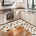 thumbnail image 3 of Kitchen Rugs Sets Of 2,Beige Chicken Pattern Anti Fatigue Kitchen Mat Rugs Non Slip Washable,Decorative Kitchen Floor Mats for Kitchen,Sink,Laundry,17"X47", 3 of 5