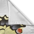 thumbnail image 3 of Ambesonne Swallowtail Kitchen Curtains, Old Papilio, 55"x45", Yellow Brown Black, 3 of 3