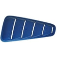thumbnail image 5 of Ikon Motorsports Compatible with 05-09 Mustang V6 Painted # G9 Vista Blue Metallic Rear Quarter Side Window Louvers Scoop Cover Vent Panel 2PC - ABS, 5 of 5