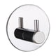 thumbnail image 2 of Gancho para baño, armario, acero inoxidable 304, impermeable, sin perforaciones, adhesivo. 1 Uds redondo, 2 of 9