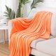 thumbnail image 1 of Zhuge Manta de lana para cama grande gris 300GSM manta de cama de lujo antiestática manta suave de felpa fibra ultrafina (90x78,74 pulgadas) - naranja, 1 of 5