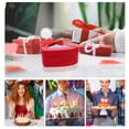 thumbnail image 4 of AURARMLET 3Pcs Valentine Day Red Heart Boxes Paper Box for Candy and Flower Packaging, 4 of 6