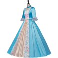 thumbnail image 2 of Women's Princess and The Pauper Erika Anneliese Blue Royal Princess Dress Outfit for Party and Events, 2 of 6