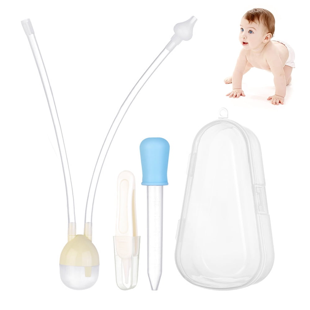 Baby Nasal Aspirator - Nose Aspirator for Infants - Nose Sucker for Newborns - Toddlers Nose Cleaner - Safe Nose Suction