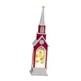 thumbnail image 2 of Decoración navideña iluminada, centros de mesa navideños, paisaje navideño, decoración luminosa para decoración de sala de estar , Capilla Roja Macarena Centros de mesa, 2 of 8