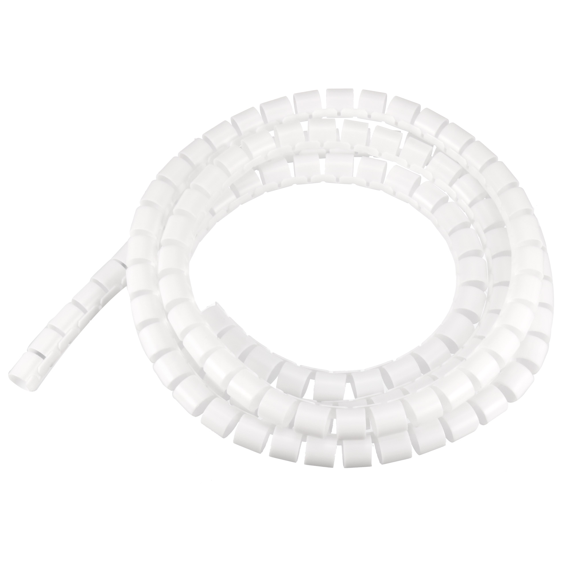 Flexible Spiral Tube Wrap Cable Management Sleeve 13mmx15mm Computer