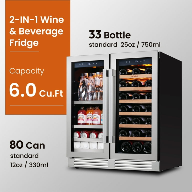 Ca'Lefort Dual Zone Beverage Refrigerator and Electric