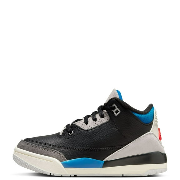 Little Kid's Jordan 3 Retro "Rare Air" Blk/Chil Rd-Ntrl Gry (IB8969 004) - 10.5