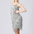 thumbnail image 6 of Up to 65 off!Lolmot Plus Size Sequin Dress Women's Fringe 1920s Gatsby Cocktail Dress Sexy Tassel Latin Dance Dress Sleeveless Spaghetti Strap Party Flapper Dresses, 6 of 8