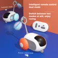 thumbnail image 2 of Automatic/remote control cat toys, intelligent obstacle avoidance interactive cat toys for indoor cats, rechargeable cat toys for bored indoor adult cats, 2 of 9