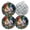 Black1245, variant on 4 PCS Pot Holders for Kitchen,Potholders Sets with Hook for Oven,Cooking,Baking,Lotus Flower With Yin-Yang