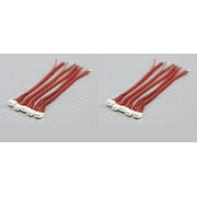 HobbyFlip Mini JST Plug and Servo Lead for Micro Servos Compatible with RC Drone 2 Pack