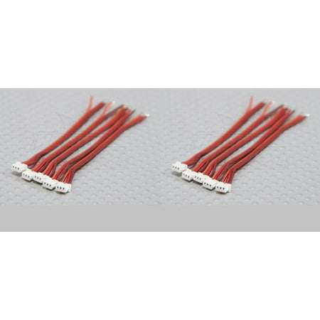 HobbyFlip Mini JST Plug and Servo Lead for Micro Servos Compatible with RC Drone 2 Pack