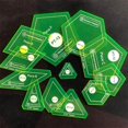 thumbnail image 1 of 12 Pieces Quilt Templates Acrylic Creative Accessories Sewing Quilting Portable Template Set, 1 of 8