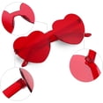 thumbnail image 3 of Gafas de sol elegantes con forma de corazón, gafas de sol para mujer con colores intensos y vibrantes para una amplia gama de aplicaciones, montura cómoda y atractiva con base de plástico, ideal para, 3 of 7