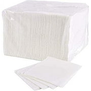 Elegant Lunch 1 Ply White Paper Napkins, Pack of 1000ct, Soft and Absorbent Disposable Napkins for Everyday Use