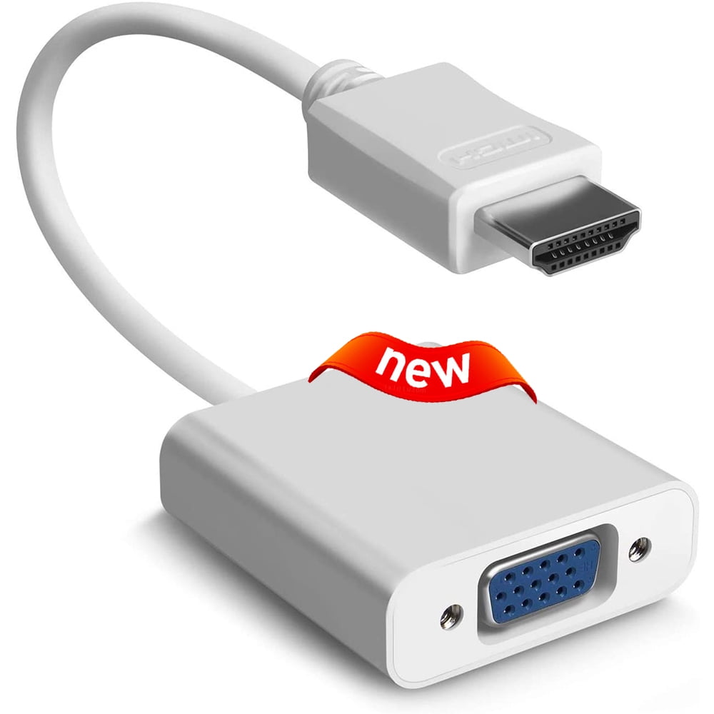 Desktop HDTV Monitor Male to Female Roku Raspberry Pi Projector Chromebook Laptop PC HDMI to VGA Support Computer Gold-Plated HDMI to VGA Adapter Xbox and More Desktop HDTV Monitor Male to Female Roku Raspberry Pi Projector Chromebook Laptop PC HDMI to VGA Support Computer Gold-Plated HDMI to VGA Adapter Xbox and More
