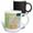 Multicolor, variant on 3drose, Image of Topographic Map of Vermont with Flag, 11oz Two-tone Yellow Mug