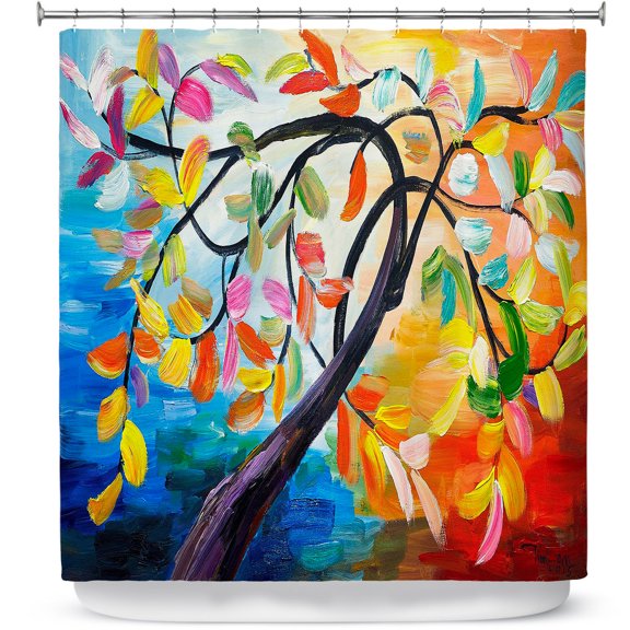 Shower Curtains 70" x 73" from DiaNoche Designs by Lam Fuk Tim - Color Tree IV