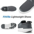 thumbnail image 4 of FitVille Mens Slip on Casual Shoes Loafers, Wide Width Available, 4 of 5
