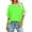 Green, variant on Karymi Summer Tops for Women 2026 Round Neck Short Sleeve Blouse Loose Color Patchwork Tee Shirts Trendy Quick Dry Plus Size Tops for Women