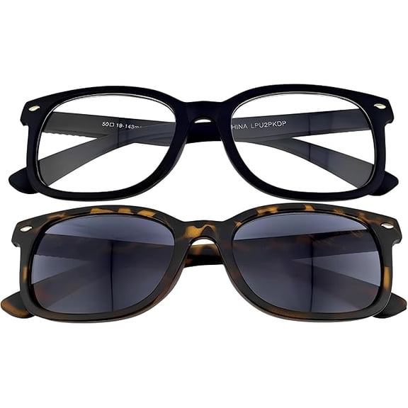Set lentes de lectura solar Sersun 2PACKLPU lectura solar +2.5 Unisex