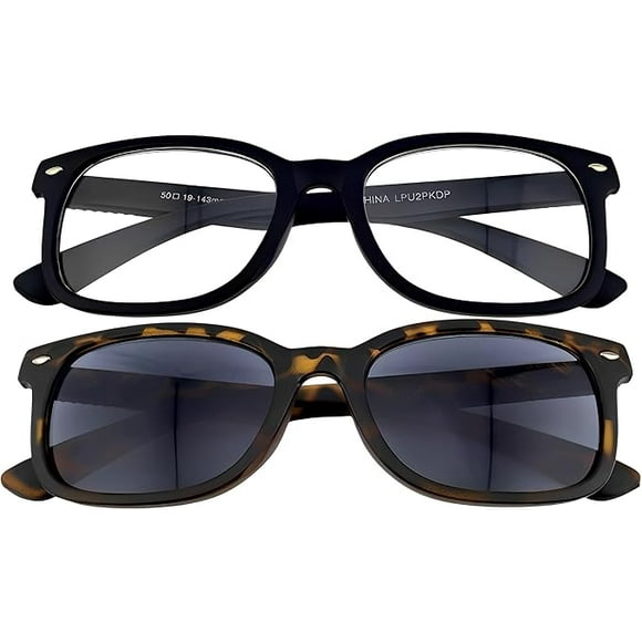 Set lentes de lectura solar Sersun 2PACKLPU lectura solar +2.5 Unisex