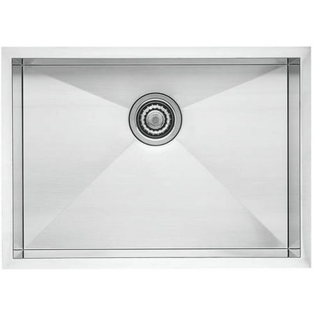 Blanco 518171 Quatrus 20.5" X 37.5" Single-Basin Stainless Steel Undermount Residential Kitchen Sink, Satin