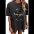 thumbnail image 1 of Camisetas Vintage para Mujer, Lindas Camisetas Gráficas de , Camisetas Oversize de Corta Esqueleto de Ataúd XXL, 1 of 9
