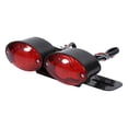 thumbnail image 2 of Motorcycle Brake Lamp, PC Lens Motorcycle License Plate Holder Universal Waterproof  For Motorbikes, 2 of 8
