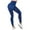 Blue, variant on VSSSJ Womens Striped Color Block Yoga Pants Casual Slim High Waisted Buttery Soft Tights Running Workout Gym Tummy Control Stretchy Quick Dry Leggings Green L