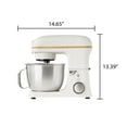 thumbnail image 5 of The Pioneer Woman 5 Quart 600W 6-Speed Professional Stand Mixer with Beater, Dough Hook and Whisk-Linen Speckle, 5 of 7