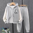 thumbnail image 3 of Regarm Toddler Baby Girl 2Pcs Outfits Fall Winter Long Sleeve Pullover Tops + Pants Set Kids Girls Clothes, 3 of 7