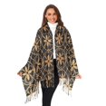 thumbnail image 3 of FORMRS Womens Scarf Winter Soft Long Big Warm Shawls Wrap Tassel Scarves, Classic Floral, 3 of 9