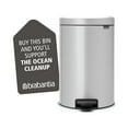 Brabantia NewIcon Step Can, 5.3 Gallon (20L)