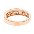 thumbnail image 2 of Ladies 14K Womens Natural 1.1 Ctw Diamond Wedding Dainty Ring (Rose Gold Size 5), 2 of 3