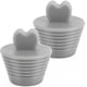 thumbnail image 4 of 2 uds tapón de bañera Universal tapón de bañera desagües de lavabo tapón de desagüe para bañera tapón negro, 4 of 5