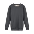 thumbnail image 1 of WEAIXIMIUNG Chandails en Molleton d'Automne pour Femmes Mode 2024 Chandails en Molleton Unis Automne et Hiver Chauds en Laine d'Agneau Col Rond Manches Longues, 1 of 8