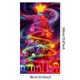 thumbnail image 3 of Cortina para puerta que brilla en la oscuridad, para fiestas navideñas, interior y exterior, festiva, brillante, para la entrada de casa, ventana, pared, adorno para celebraciones de temporada, 3 of 5