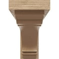 thumbnail image 2 of 4"W x 24"D x 8"H Thin Warren Rough Cedar Woodgrain TimberThane Corbel, Primed Tan, 2 of 6