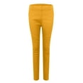 thumbnail image 4 of Qcmgmg Womens Skinny Moto Jegging Jeans Denim Slim Fit Mid Rise Stretch Pencil Pants Casual Fashion Comfy Pull-On Ankle Pants Orange M, 4 of 4