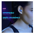 thumbnail image 2 of Audífonos Bluetooth Wünd  In-ear Gamer K89 Reducción De Ruido, 2 of 5