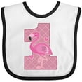 thumbnail image 3 of Inktastic First Birthday Flamingo 1 Year Old Girl Girls Baby Bib, 3 of 4