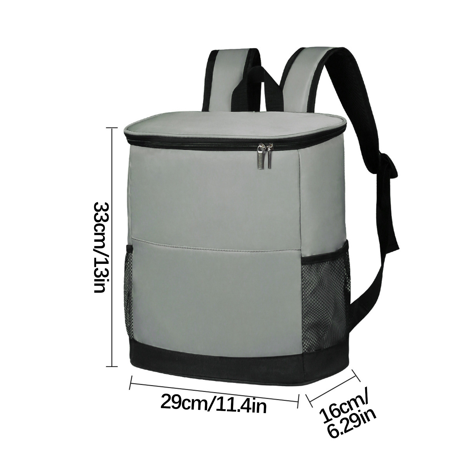 Sac à Dos Isotherme 30L - Pour Pique-nique, Plage, Camping, Doublure Aluminium, Bande Réfléchissante, Léger