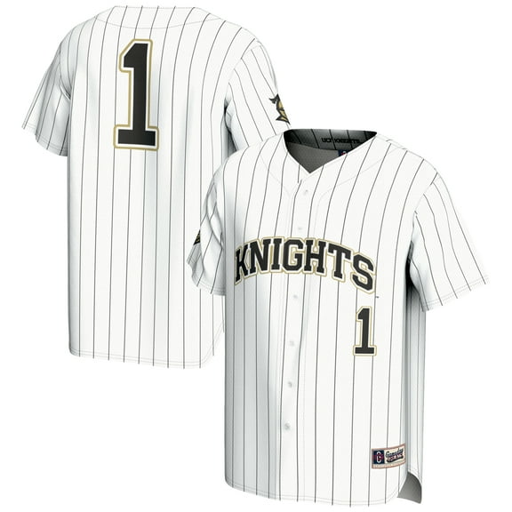 Youth GameDay Greats #1 White UCF Knights Lightweight Baseball Jersey